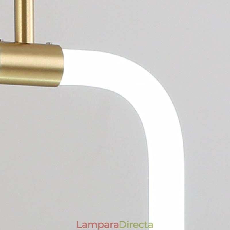 Lámpara colgante moderna y sencilla de latón para techo