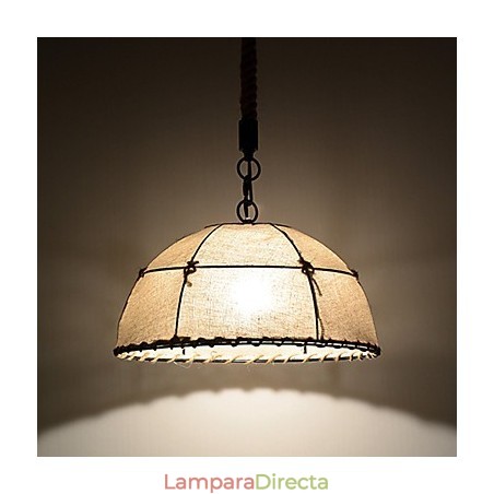 Lámparas colgantes de 1 luz con forma semicircular, estilo vintage, estilo industrial, de tela amarilla y metales. Lámparas colgantes de 1 luz con forma semicircular, estilo vintage, estilo industrial, de tela amarilla y metales.