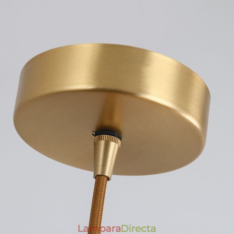 Lámpara colgante moderna y sencilla de latón para techo