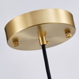 Lámpara colgante de techo con forma de bola de cristal mini y sencilla