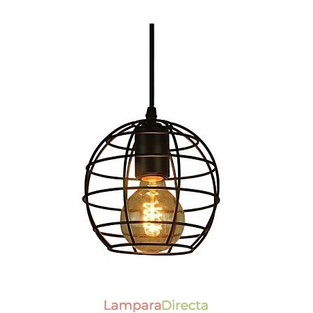 Lámpara de araña vintage estilo europeo con forma de globo para lámpara colgante negra Lámpara de araña vintage estilo europeo con forma de globo para lámpara colgante negra