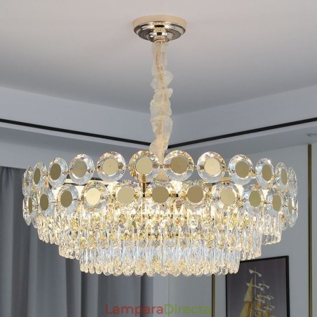 Lámpara colgante de cristal moderna, accesorio de iluminación de techo Lámpara colgante de cristal moderna, accesorio de iluminación de techo
