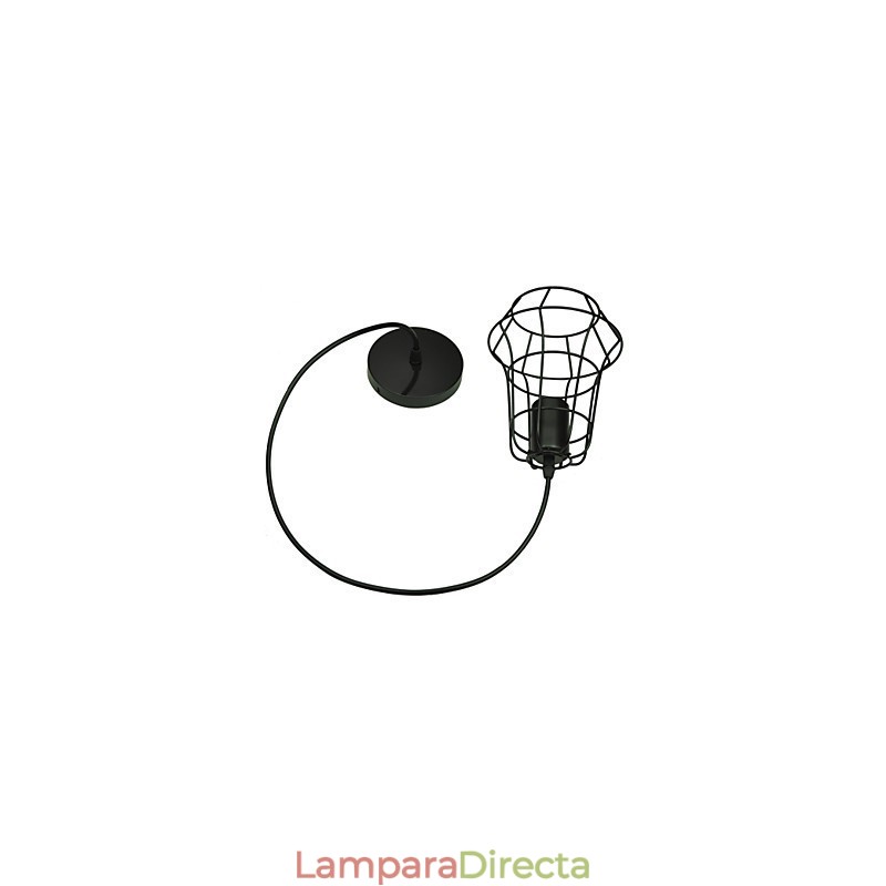 Lámpara de araña vintage de estilo europeo con estilo para lámpara colgante negra