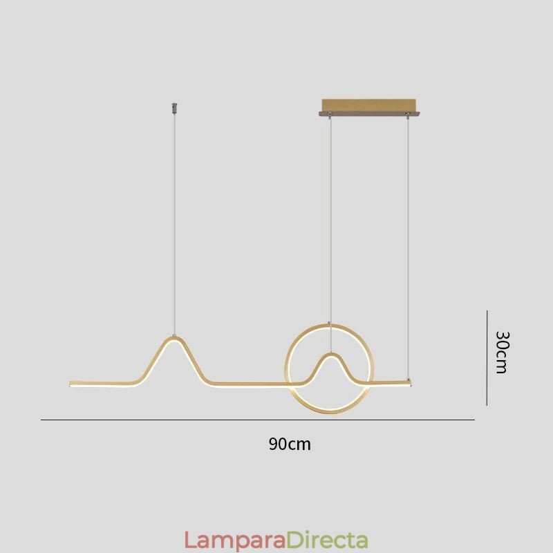Lámpara colgante minimalista decorativa de 52 W