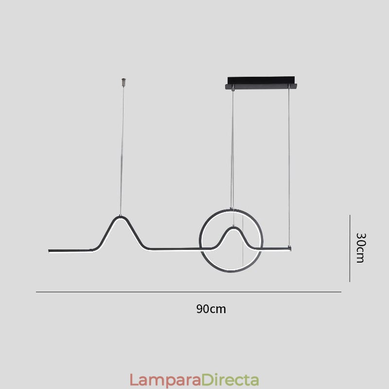 Lámpara colgante minimalista decorativa de 52 W