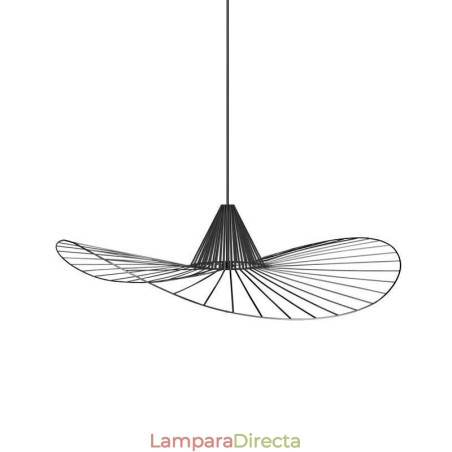 Lámpara colgante de hierro con forma de sombrero de paja simple, 1 luz Lámpara colgante de hierro con forma de sombrero de paja simple, 1 luz