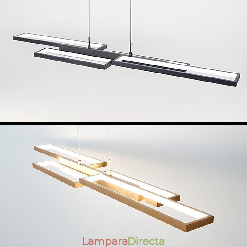 Lámpara colgante moderna de techo horizontal