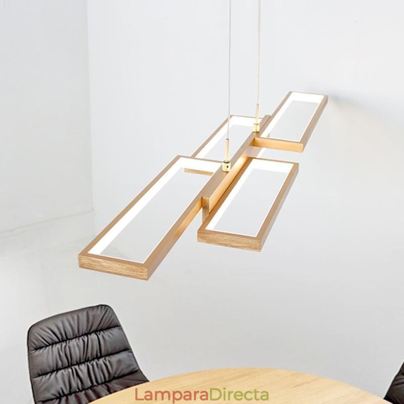 Lámpara colgante moderna de techo horizontal