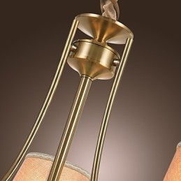 Lámpara de araña de metal de latón estilo cabaña rústica clásica contemporánea moderna para comedor