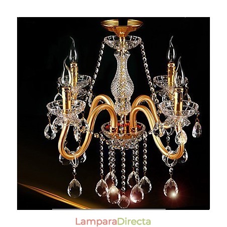 Lámpara de araña de cristal con pintura de cristal, moderna, contemporánea, tradicional, clásica y vintage. Lámpara de araña de cristal con pintura de cristal, moderna, contemporánea, tradicional, clásica y vintage.