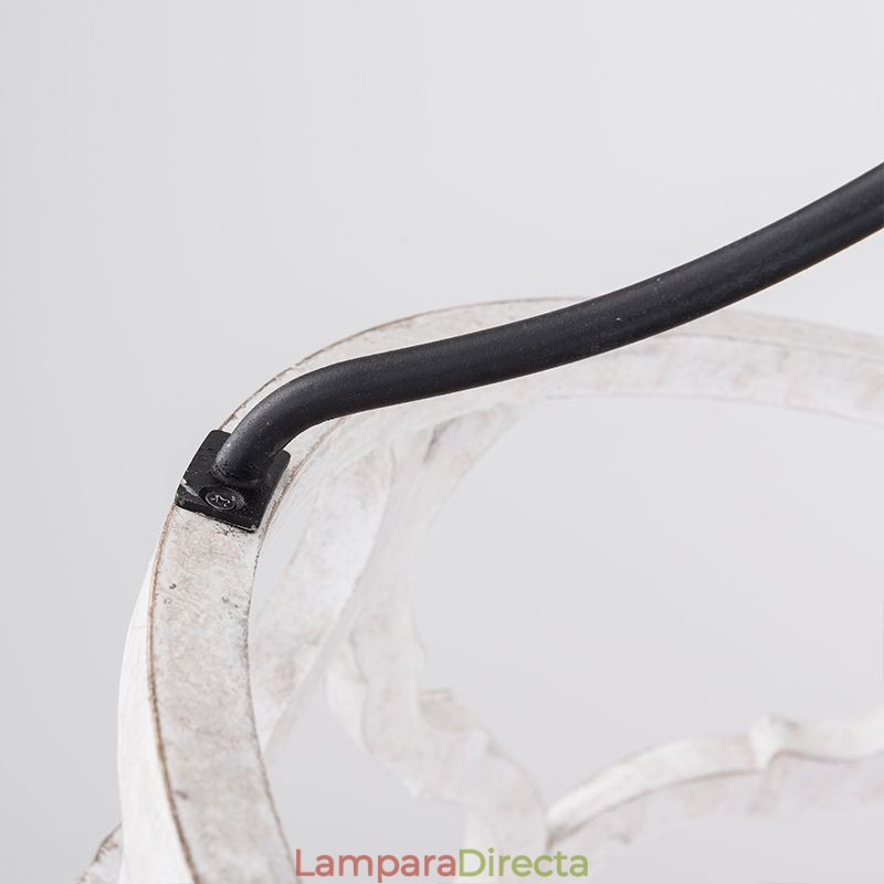 Lámpara colgante estilo vintage de 4 luces