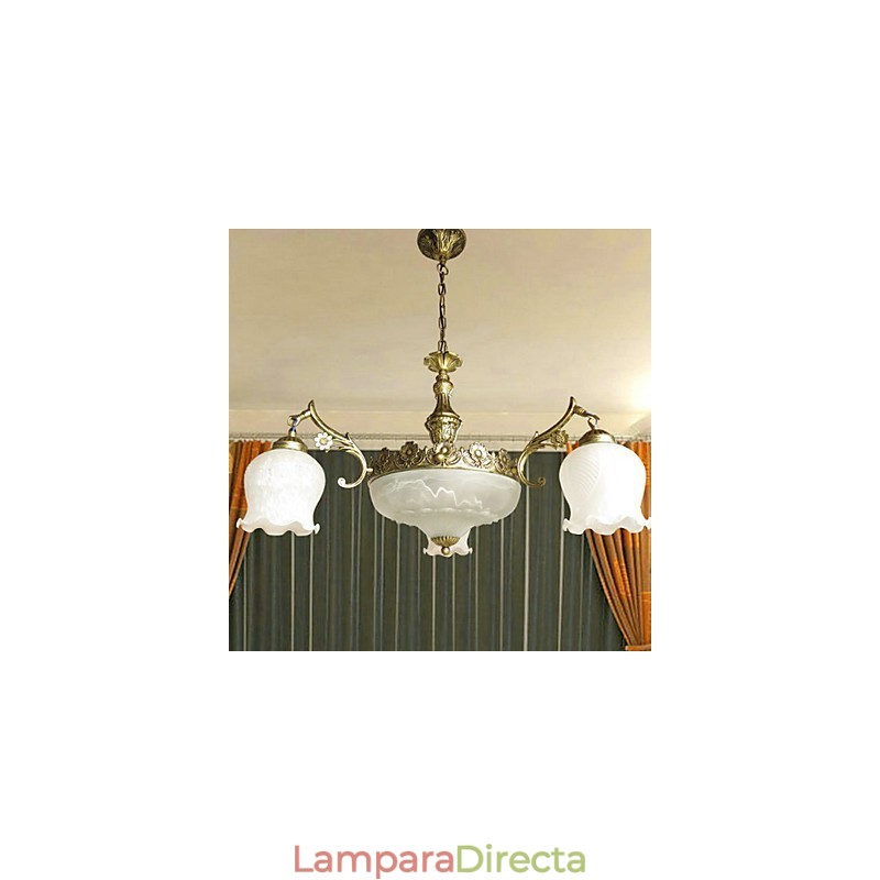 Lámpara de araña de pintura clásica tradicional
