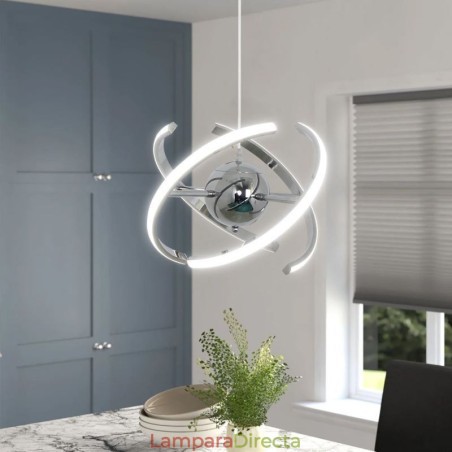 Lámpara colgante de globo giratorio, lámpara de techo decorativa Lámpara colgante de globo giratorio, lámpara de techo decorativa