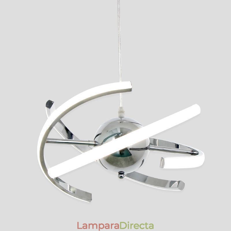Lámpara colgante de globo giratorio, lámpara de techo decorativa