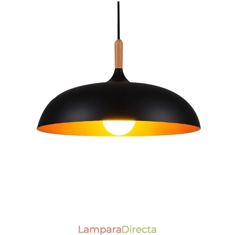 Lámpara colgante moderna minimalista, lámpara decorativa en blanco y negro
