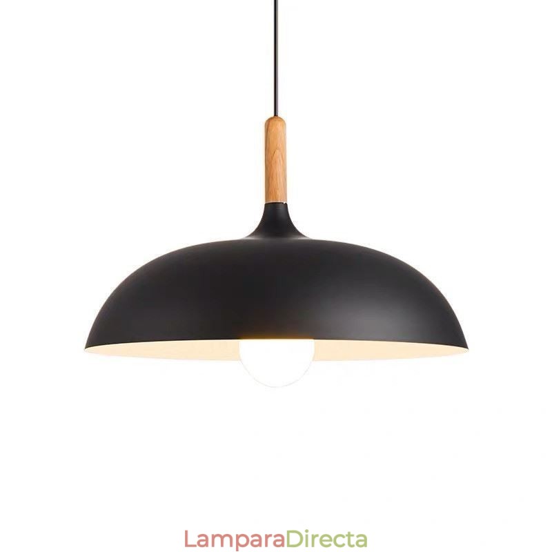 Lámpara colgante moderna con diseño de macarrón colorido