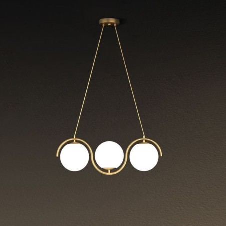 Lámpara colgante minimalista con forma de globo de cristal moderno Lámpara colgante minimalista con forma de globo de cristal moderno
