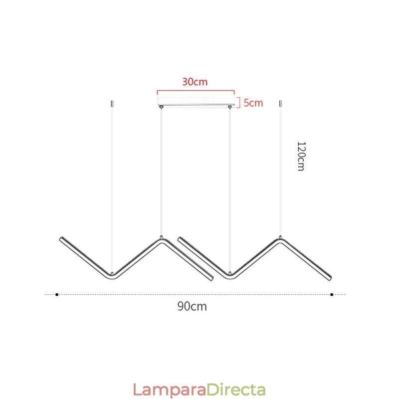 Lámpara colgante minimalista decorativa