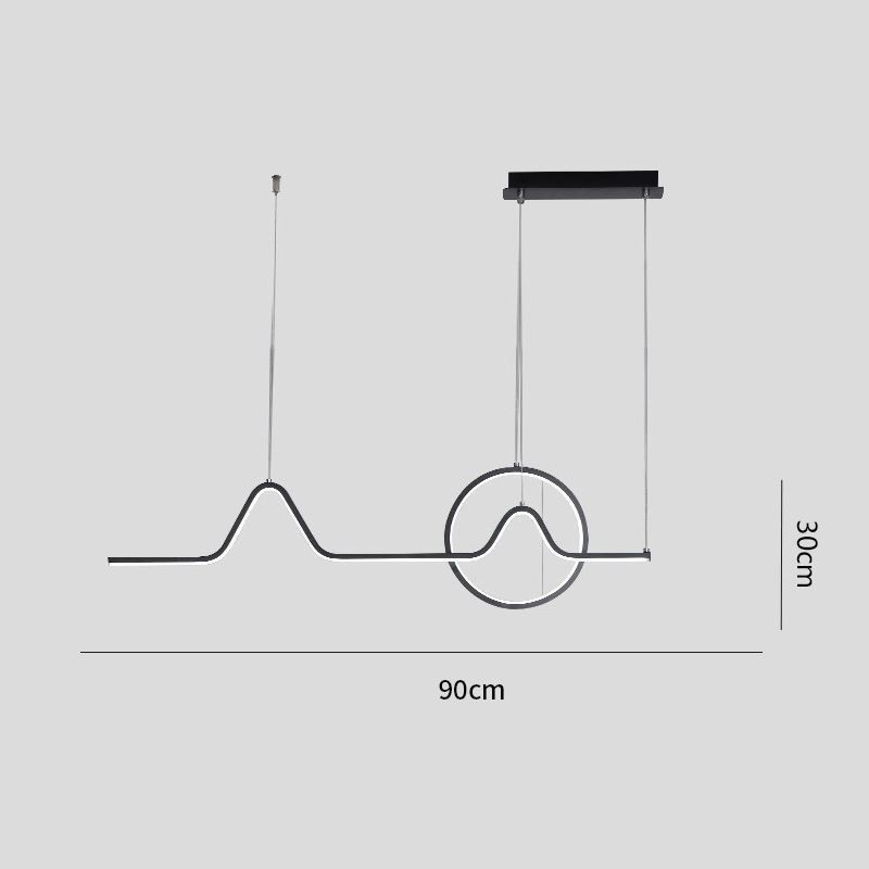 Lámpara colgante minimalista decorativa de 52 W
