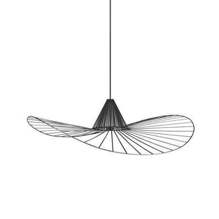 Lámpara colgante de hierro con forma de sombrero de paja simple, 1 luz Lámpara colgante de hierro con forma de sombrero de paja simple, 1 luz