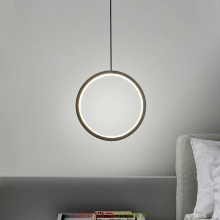 Lámpara colgante de anillo minimalista, luz decorativa de techo Lámpara colgante de anillo minimalista, luz decorativa de techo