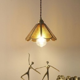 Lámpara colgante de cristal mini, moderna y sencilla, para techo.