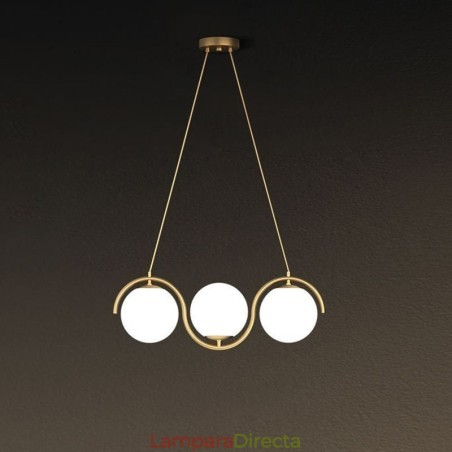 Lámpara colgante minimalista con forma de globo de cristal moderno Lámpara colgante minimalista con forma de globo de cristal moderno