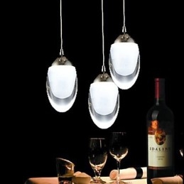 Lámpara colgante de cristal cromado, moderna, contemporánea, tradicional, clásica, campestre