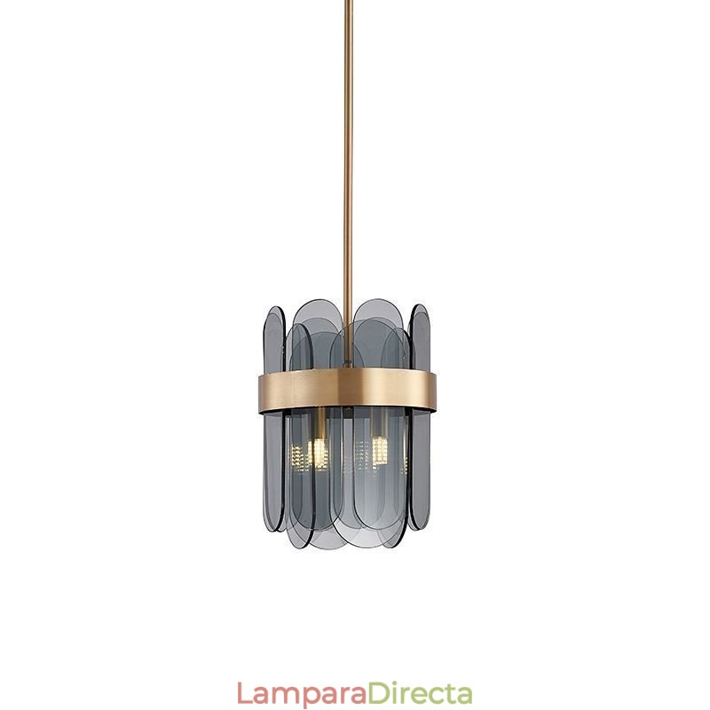 Iluminación colgante de vidrio moderna