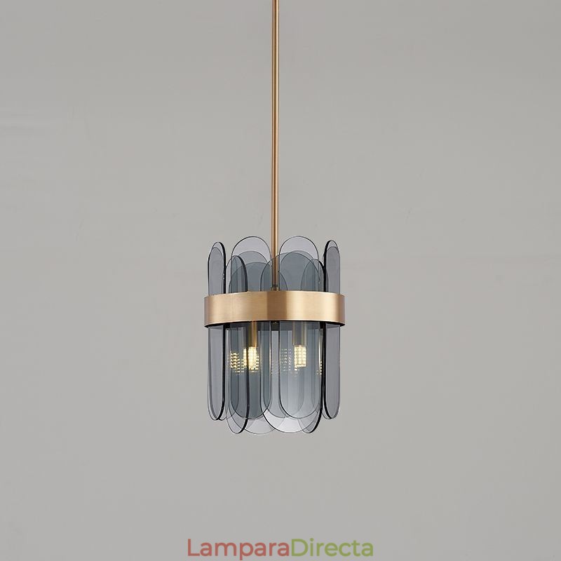 Iluminación colgante de vidrio moderna