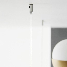 Lámpara de techo con forma de bola de cristal