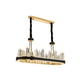 Lámpara colgante de cristal contemporánea Lámpara de techo de cristal