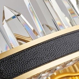 Lámpara colgante de cristal contemporánea Lámpara de techo de cristal