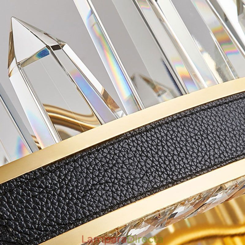 Lámpara colgante de cristal contemporánea Lámpara de techo de cristal