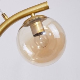 Lámpara colgante de rama minimalista moderna, 4 lámparas, luz decorativa