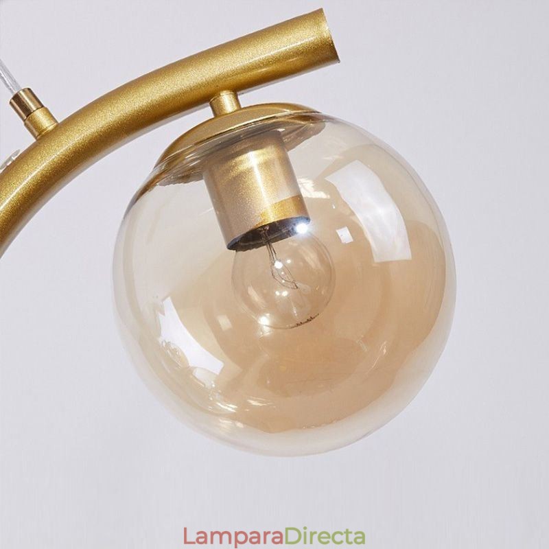 Lámpara colgante de rama minimalista moderna, 4 lámparas, luz decorativa