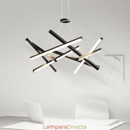 Lámpara colgante moderna y sencilla de gel de sílice con forma de nido de pájaro