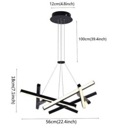 Lámpara colgante moderna y sencilla de gel de sílice con forma de nido de pájaro