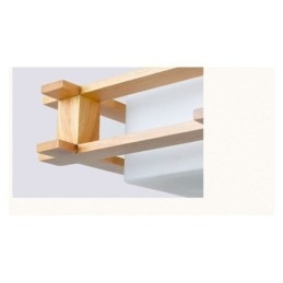 Lámpara colgante creativa de 3 luces de roble, lámpara de techo decorativa de madera para cafetería