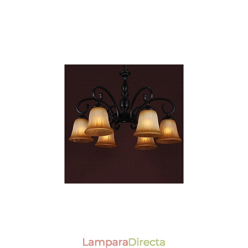 Lámpara de araña de pintura clásica tradicional