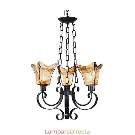 Lámpara de araña de metal con pintura clásica tradicional Lámpara de araña de metal con pintura clásica tradicional