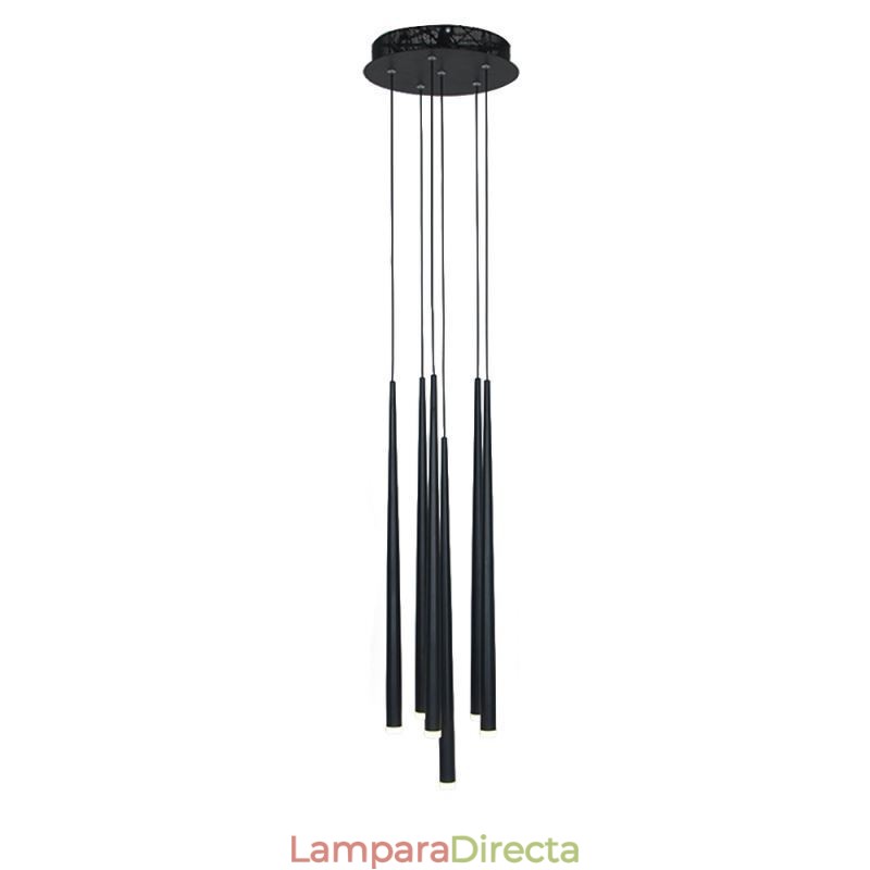 Lámpara colgante de 6 luces Meteorer