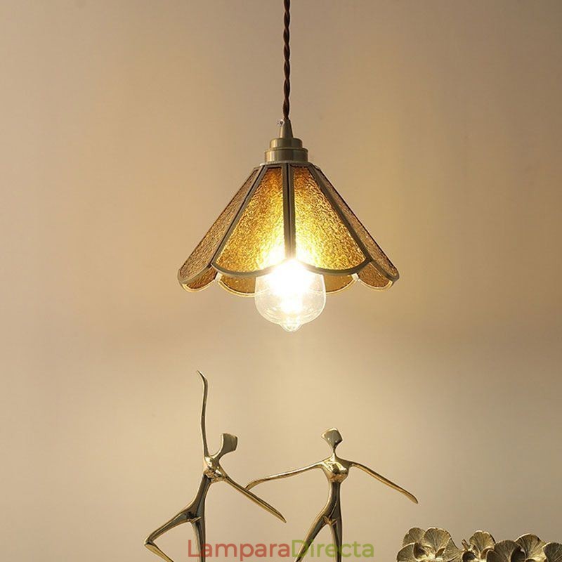 Lámpara colgante de cristal mini, moderna y sencilla, para techo.