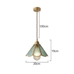 Lámpara colgante de cristal mini, moderna y sencilla, para techo.