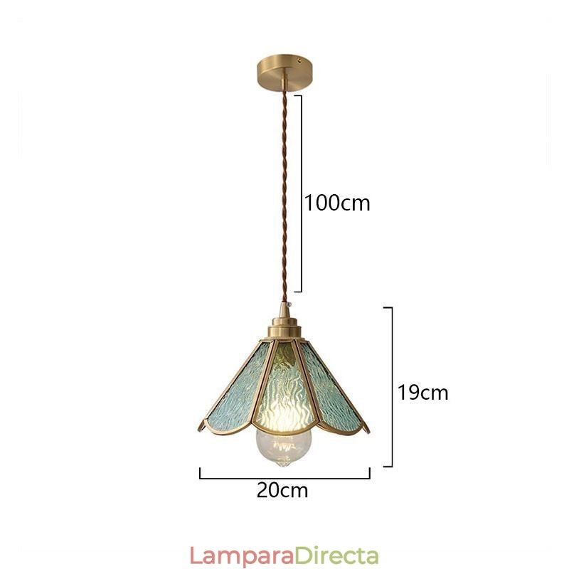 Lámpara colgante de cristal mini, moderna y sencilla, para techo.