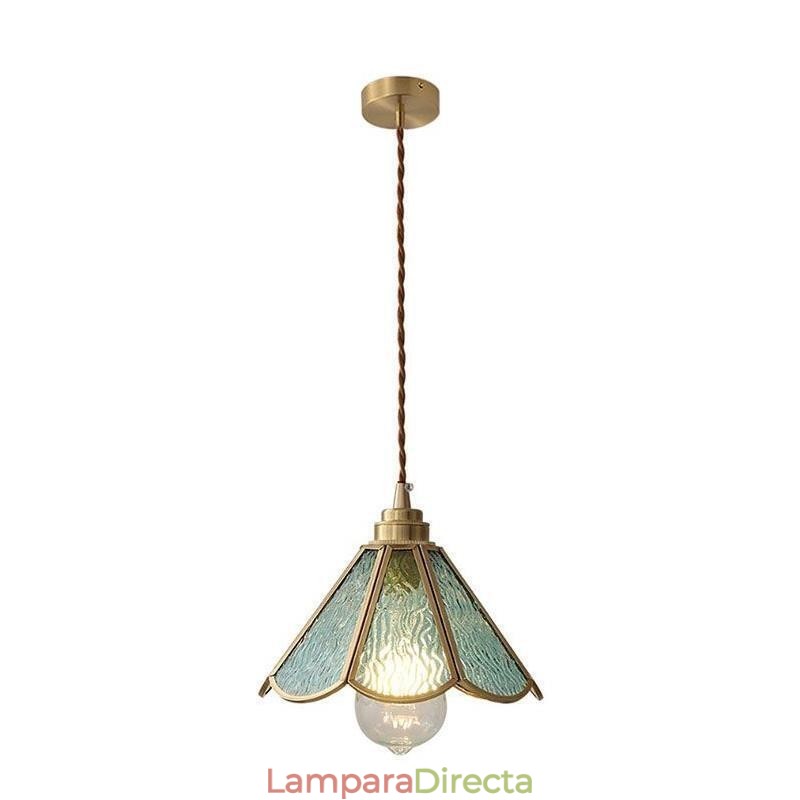 Lámpara colgante de cristal mini, moderna y sencilla, para techo.