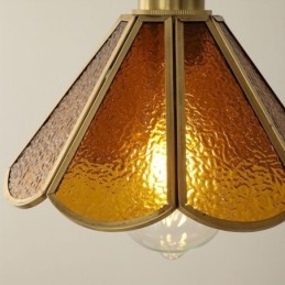Lámpara colgante de cristal mini, moderna y sencilla, para techo.