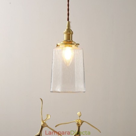 Lámpara colgante de cristal minimalista moderna, lámpara de techo decorativa Lámpara colgante de cristal minimalista moderna, lámpara de techo decorativa