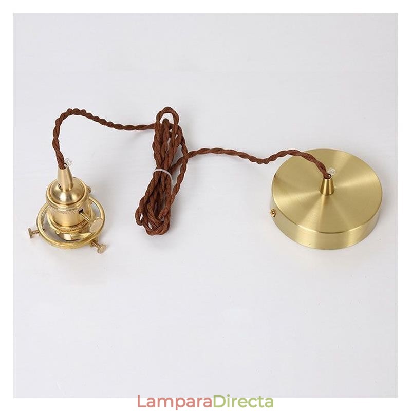Lámpara colgante de cristal minimalista moderna, lámpara de techo decorativa