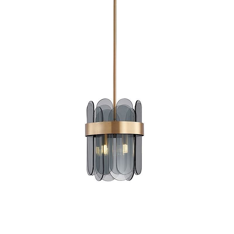 Iluminación colgante de vidrio moderna